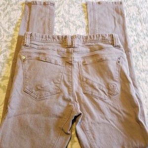 Grey stretch pants